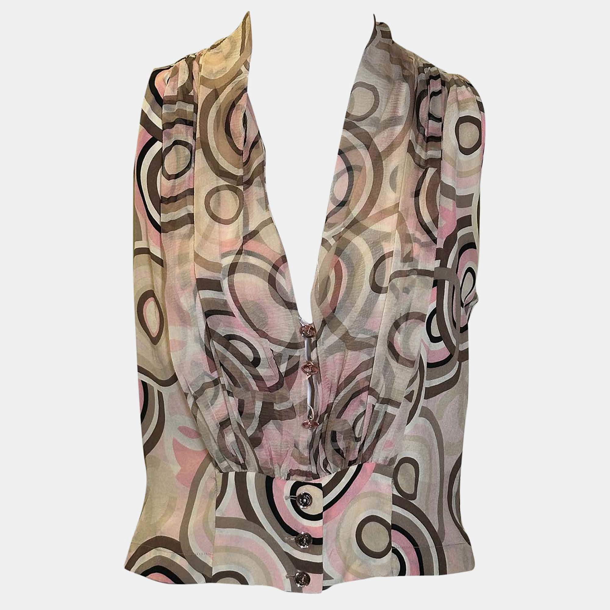 مملوكة مسبقًا Chanel Vintage 01P CC Logo Sleeveless Blouse