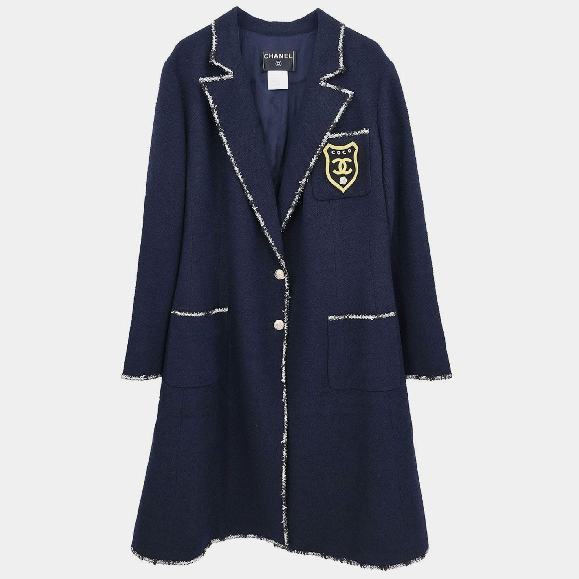 Pre Owned Chanel Jacket Navy 05C #46