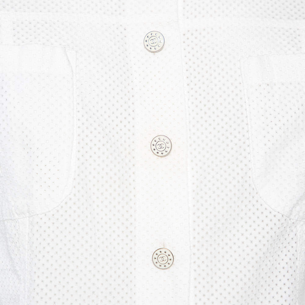 Shirt Chanel White size 38 FR in Cotton - 30886712