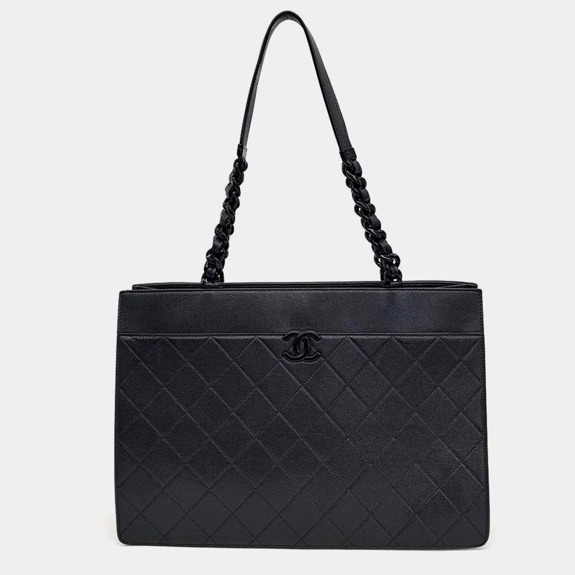 Pre Owned Chanel Caviar Shoulder Bag