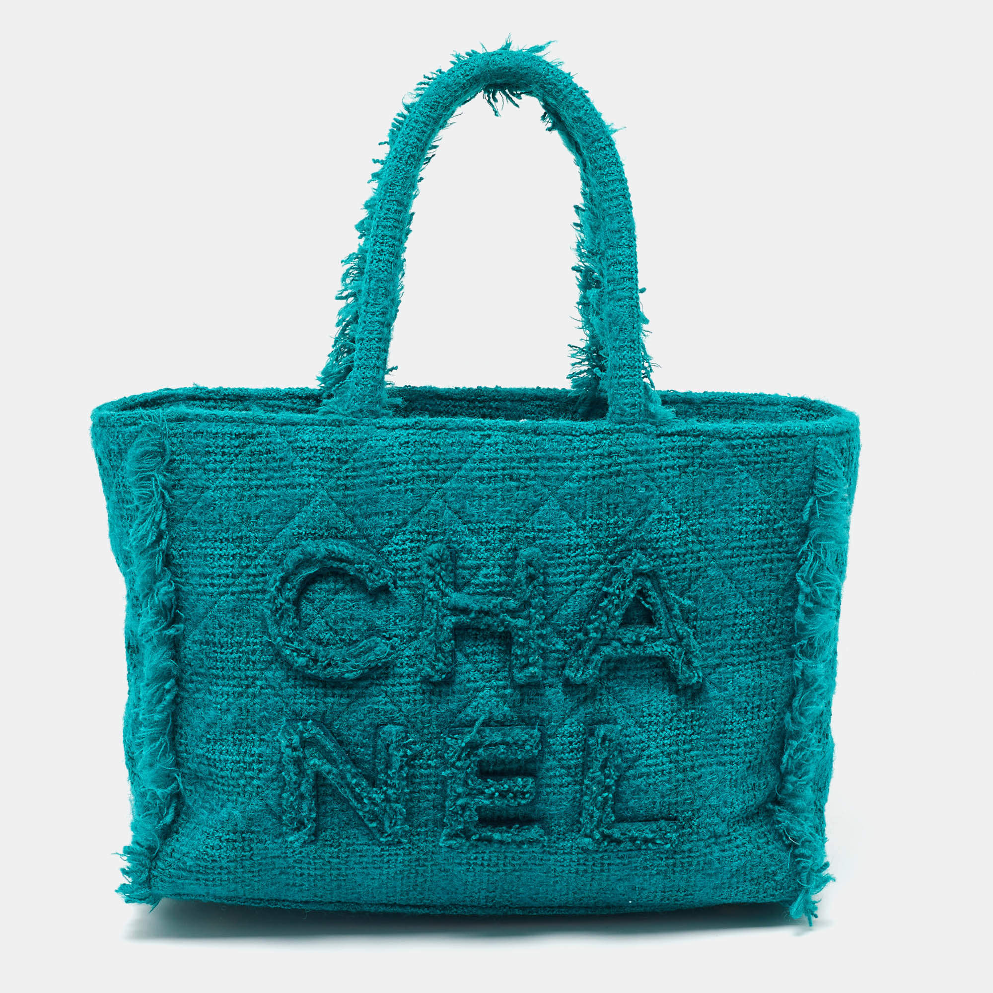 Chanel tweed tote hotsell