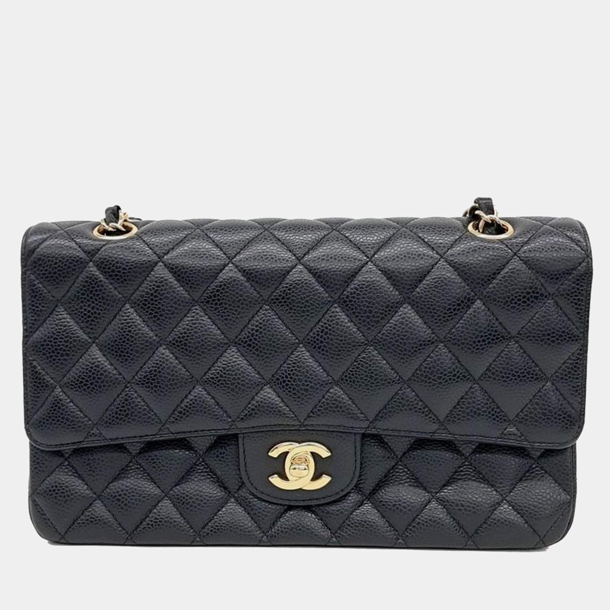 Pre Owned Chanel Caviar Classic Medium bag
