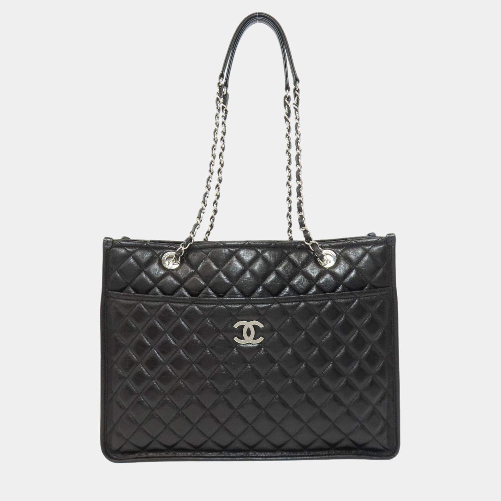 Chanel Lambskin Matelasse Chain Bag