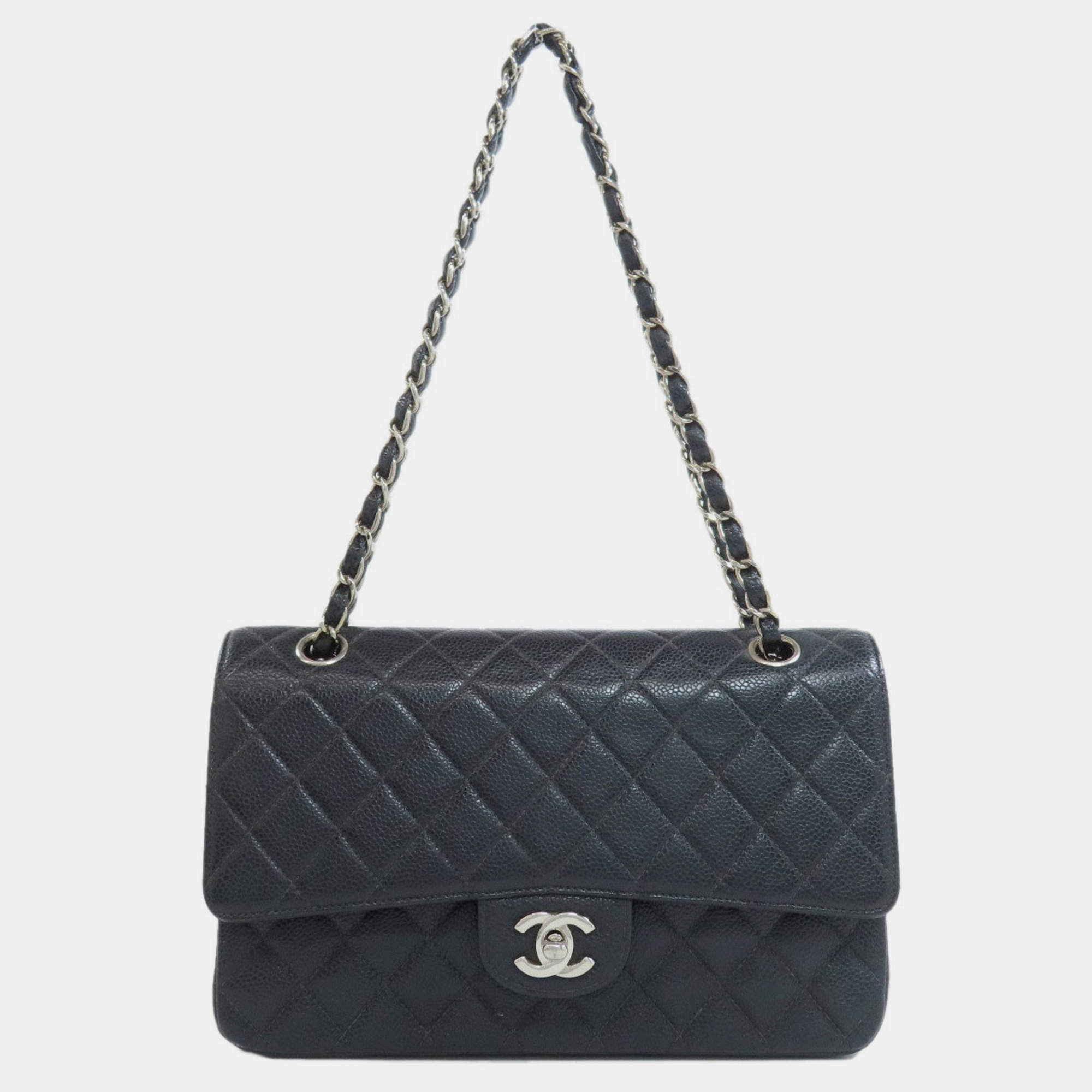 Chanel Caviar Skin Matelasse Chain Shoulder Bag