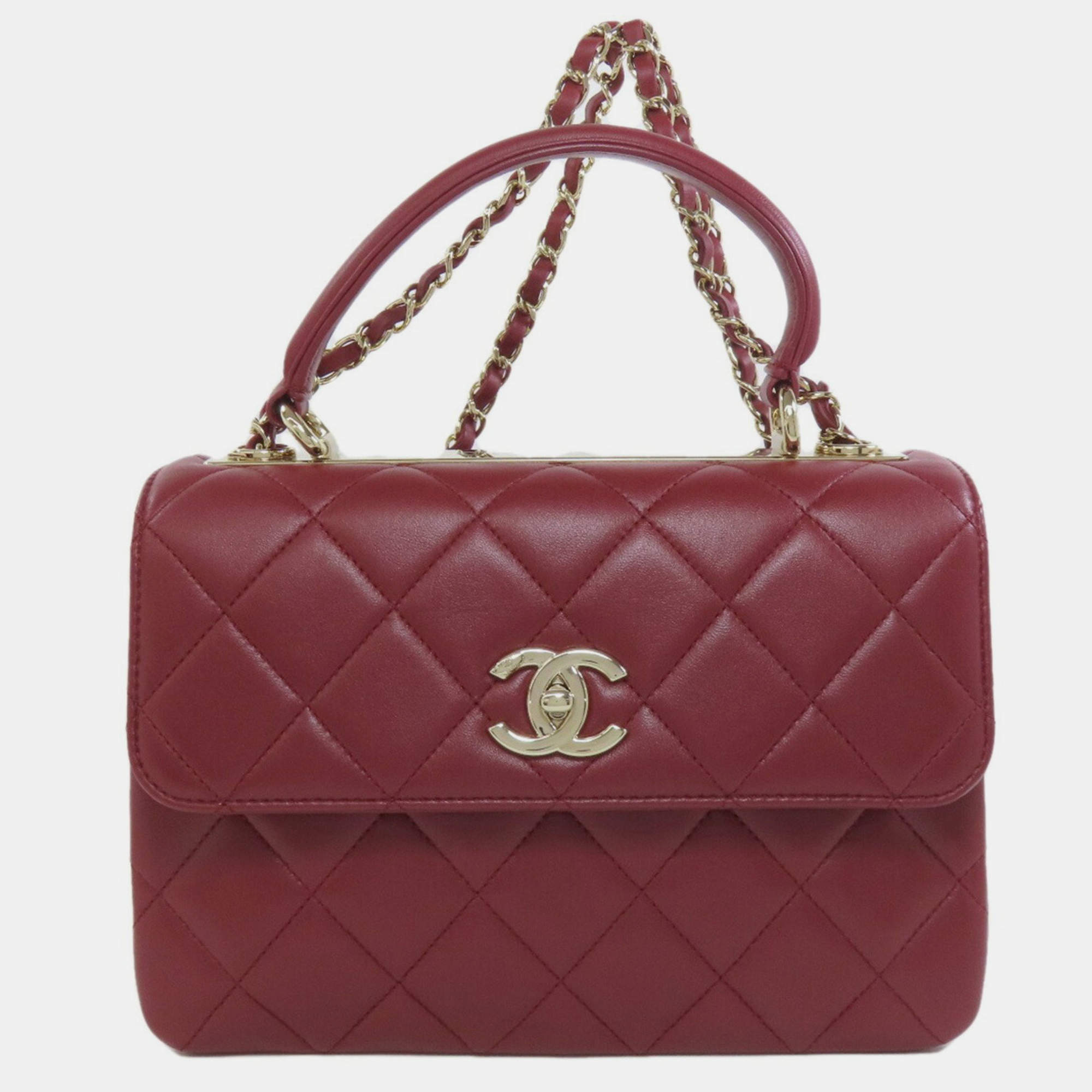 Chanel Lambskin Matelasse Handbag