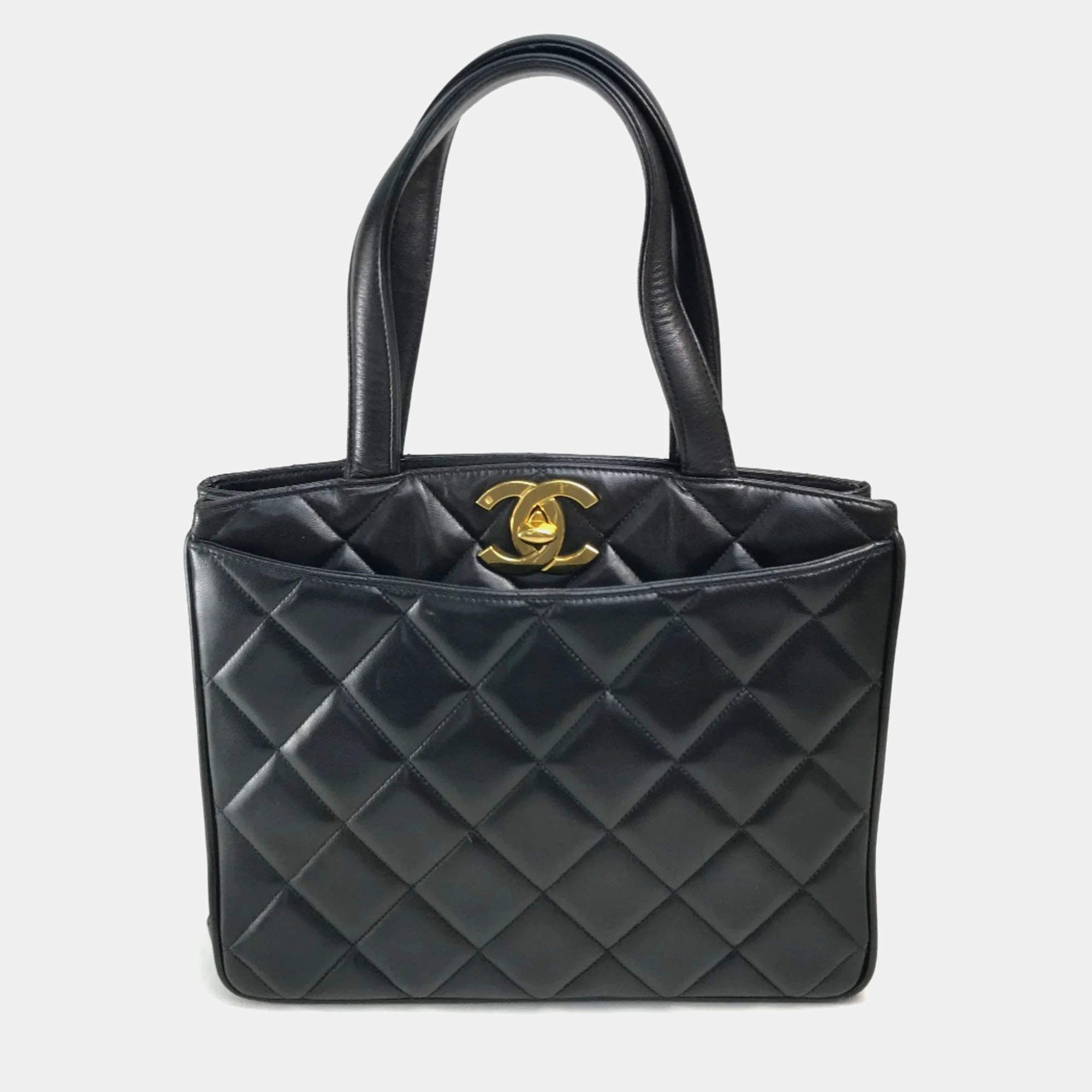 Pre Owned Chanel Black CC Mark Bag