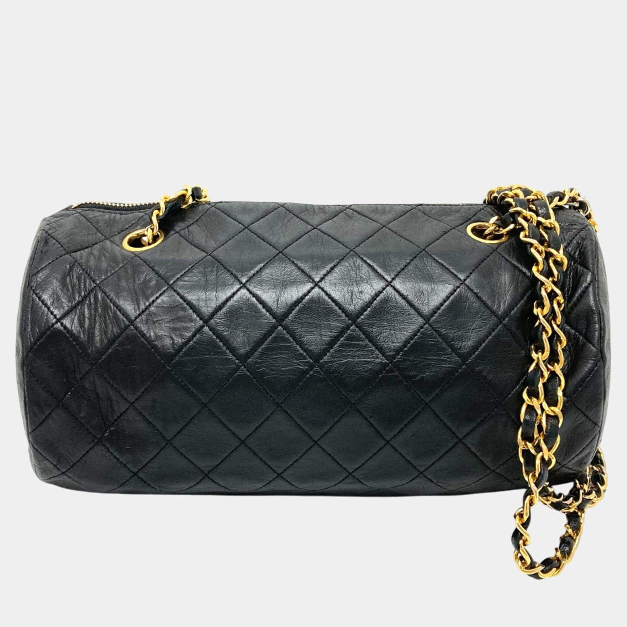 Chanel Black CC Mark Chain Shoulder Bag