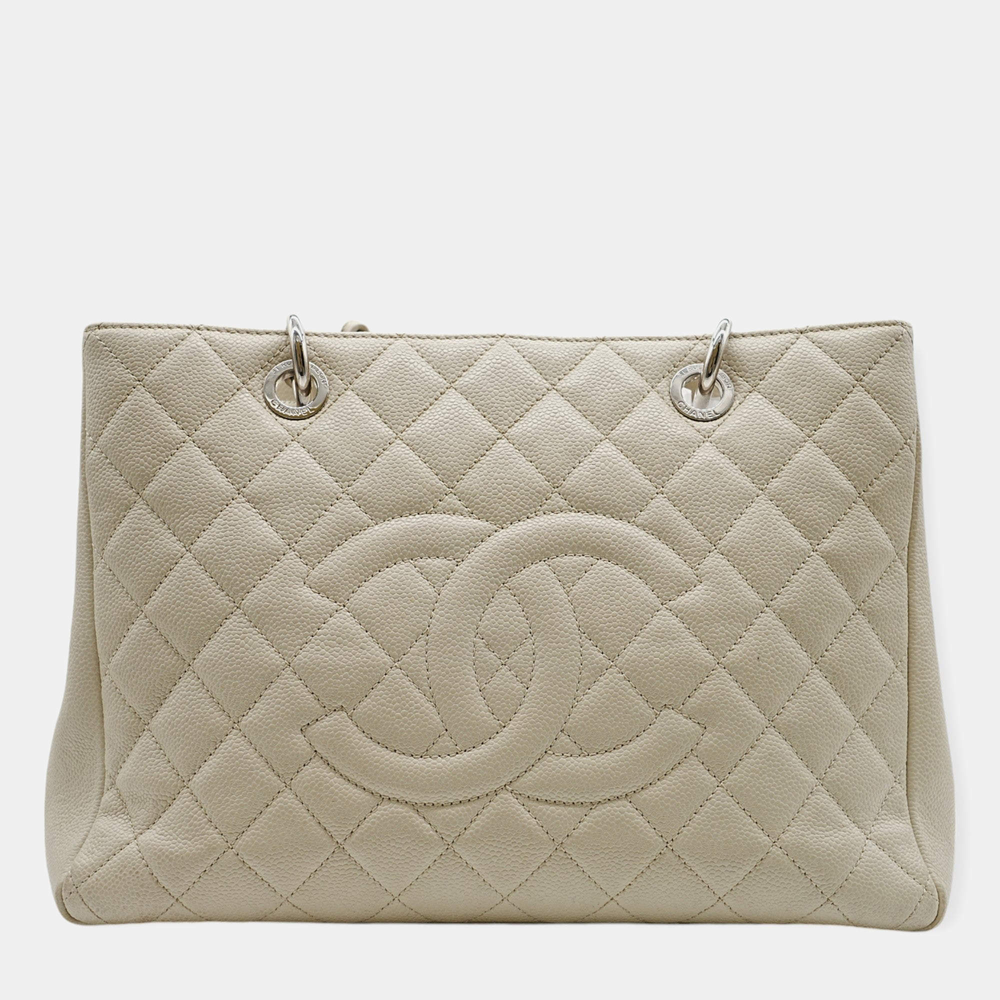 Chanel Caviar Quilted Grand Shopping Tote