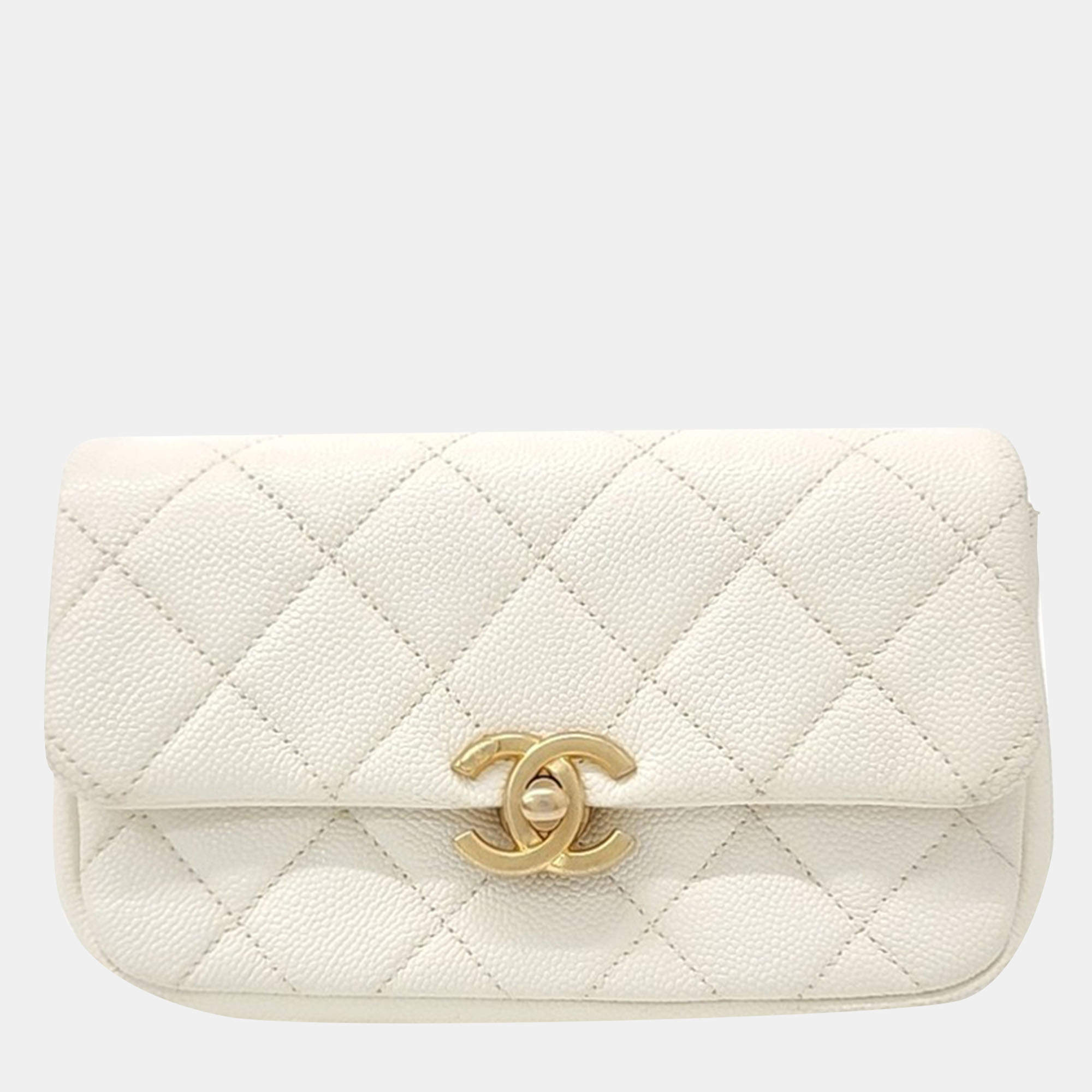 Chanel Caviar Chain Belt Bag