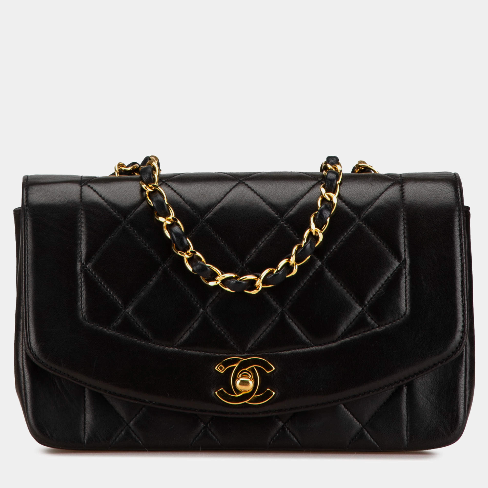 Chanel Medium Lambskin Diana Flap