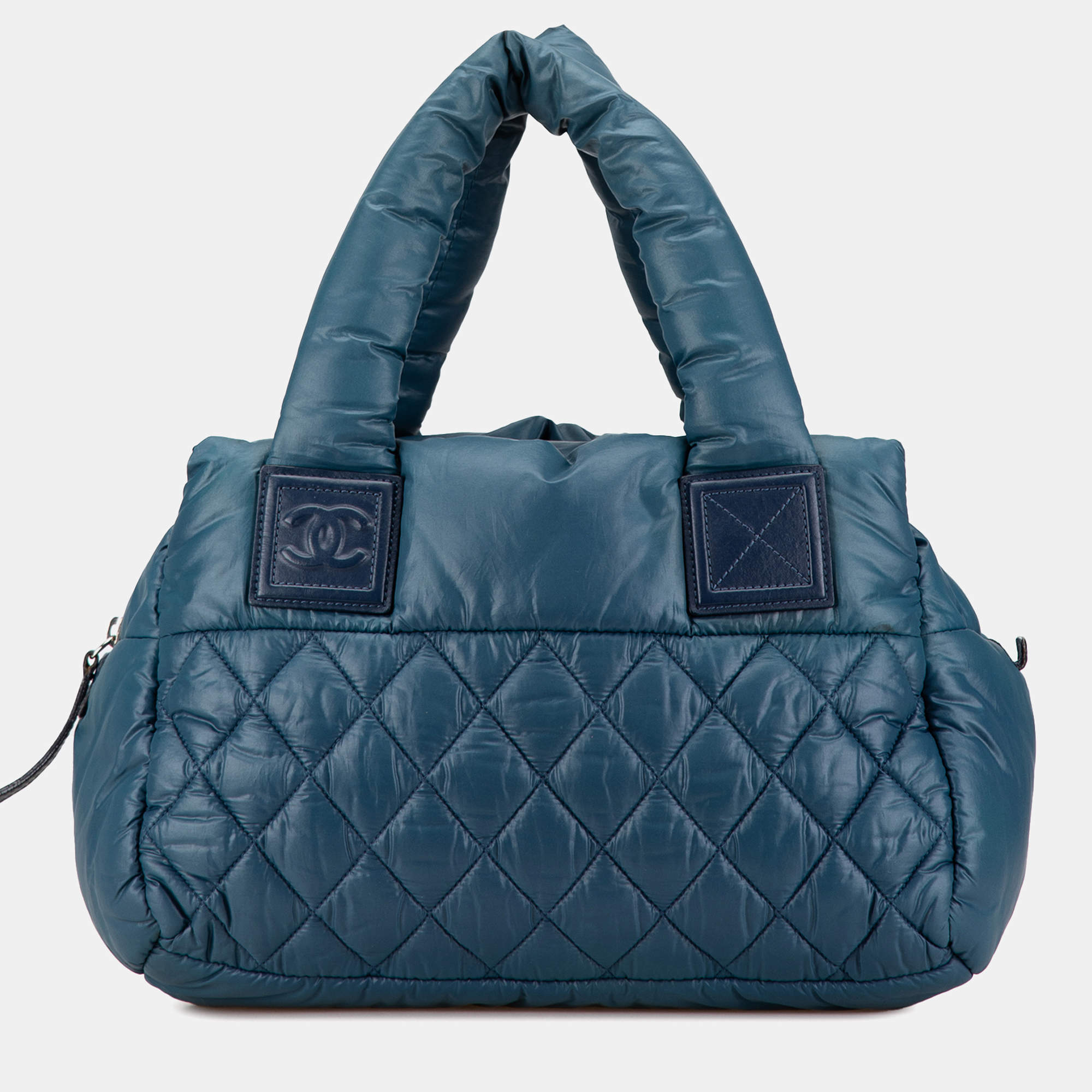 Chanel Blue Small Nylon Coco Cocoon Handbag