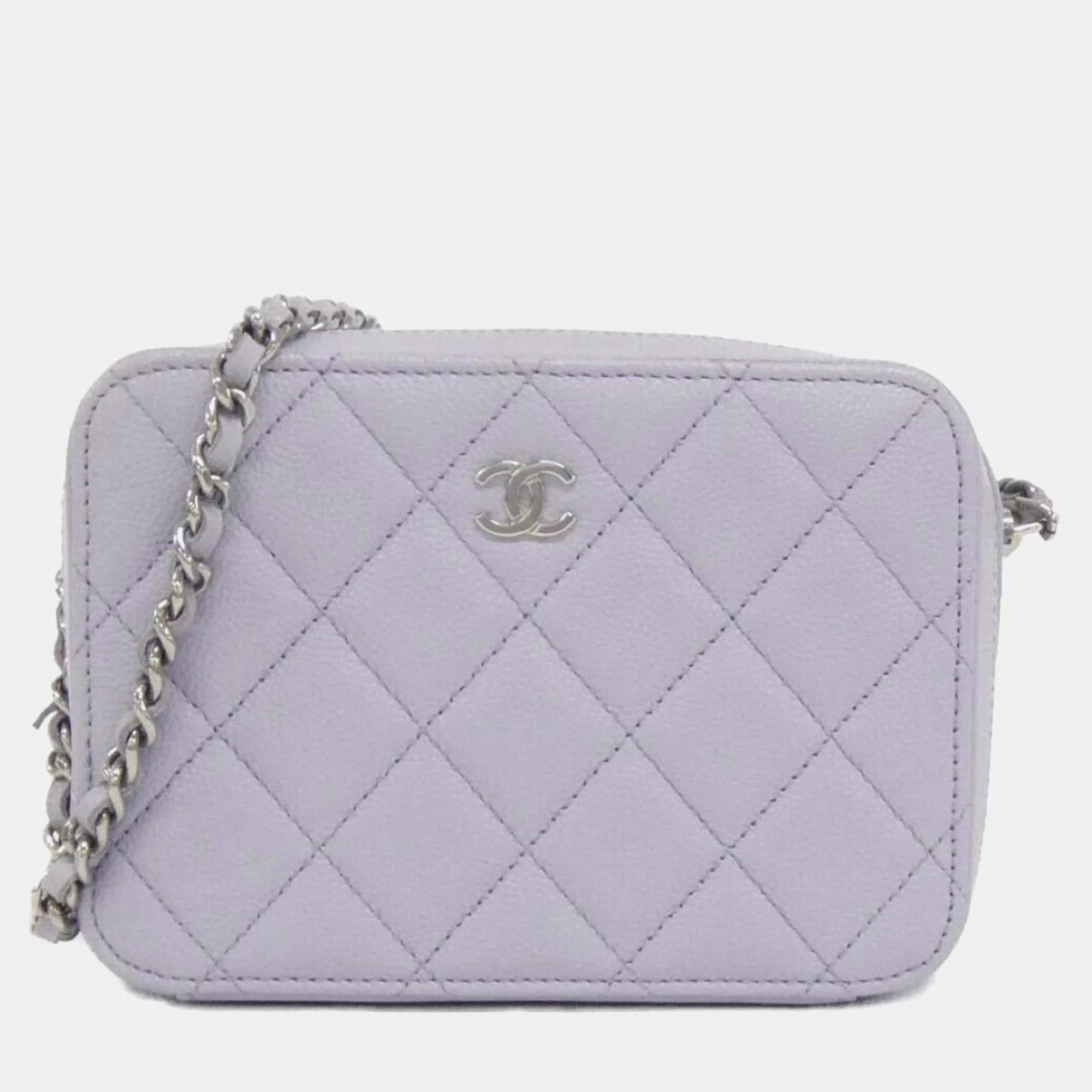  Chanel Leather Timeless Classic Shoulder Bag