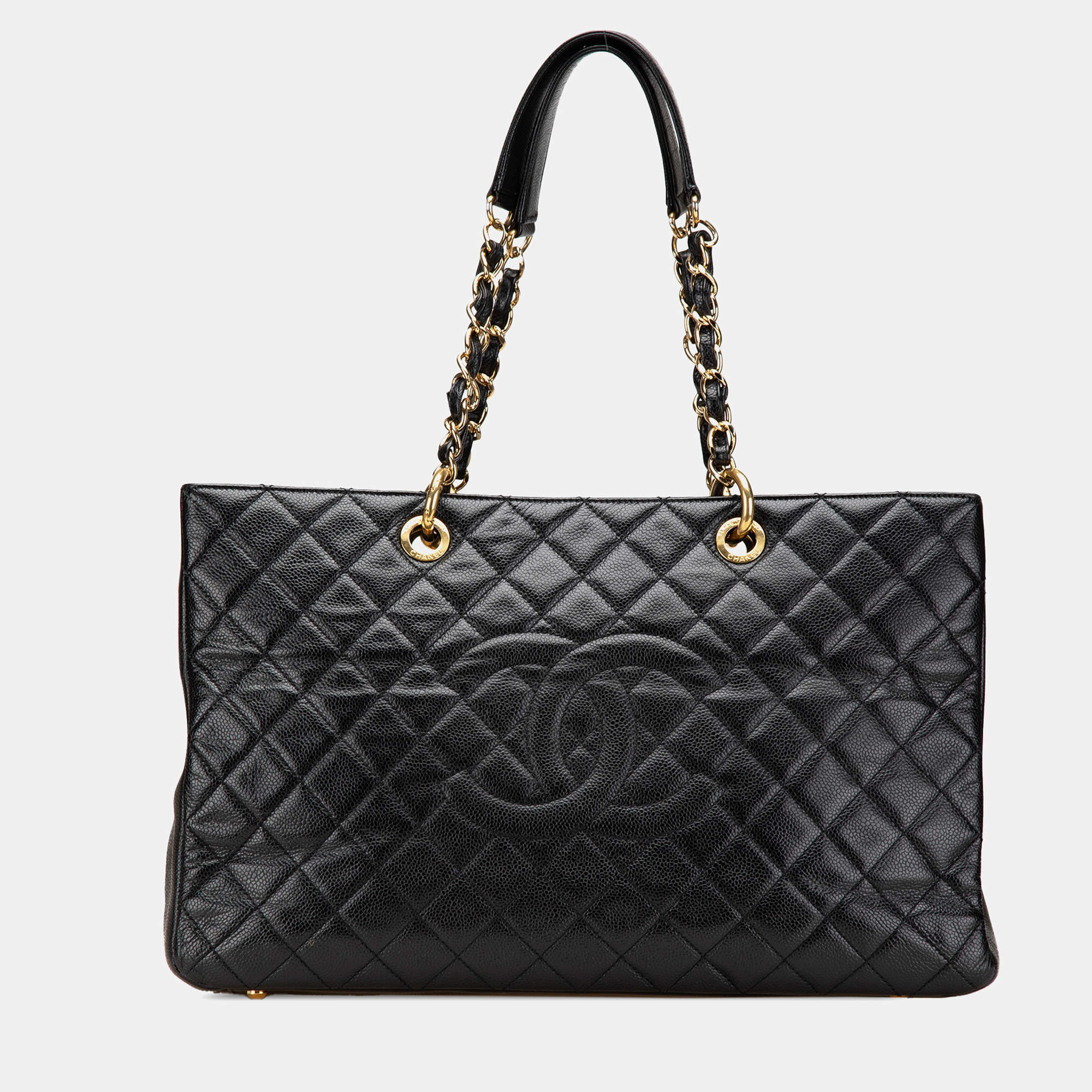 Chanel Black Caviar Grand Shopping Tote XL