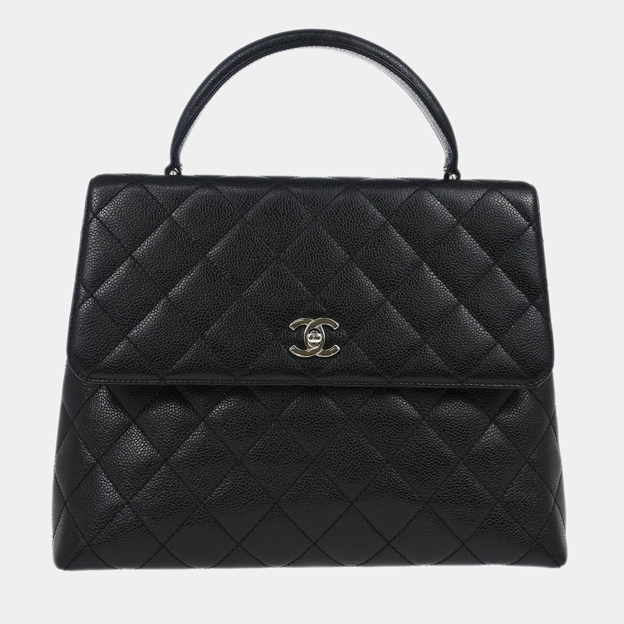 Chanel Black Calfskin Handbag