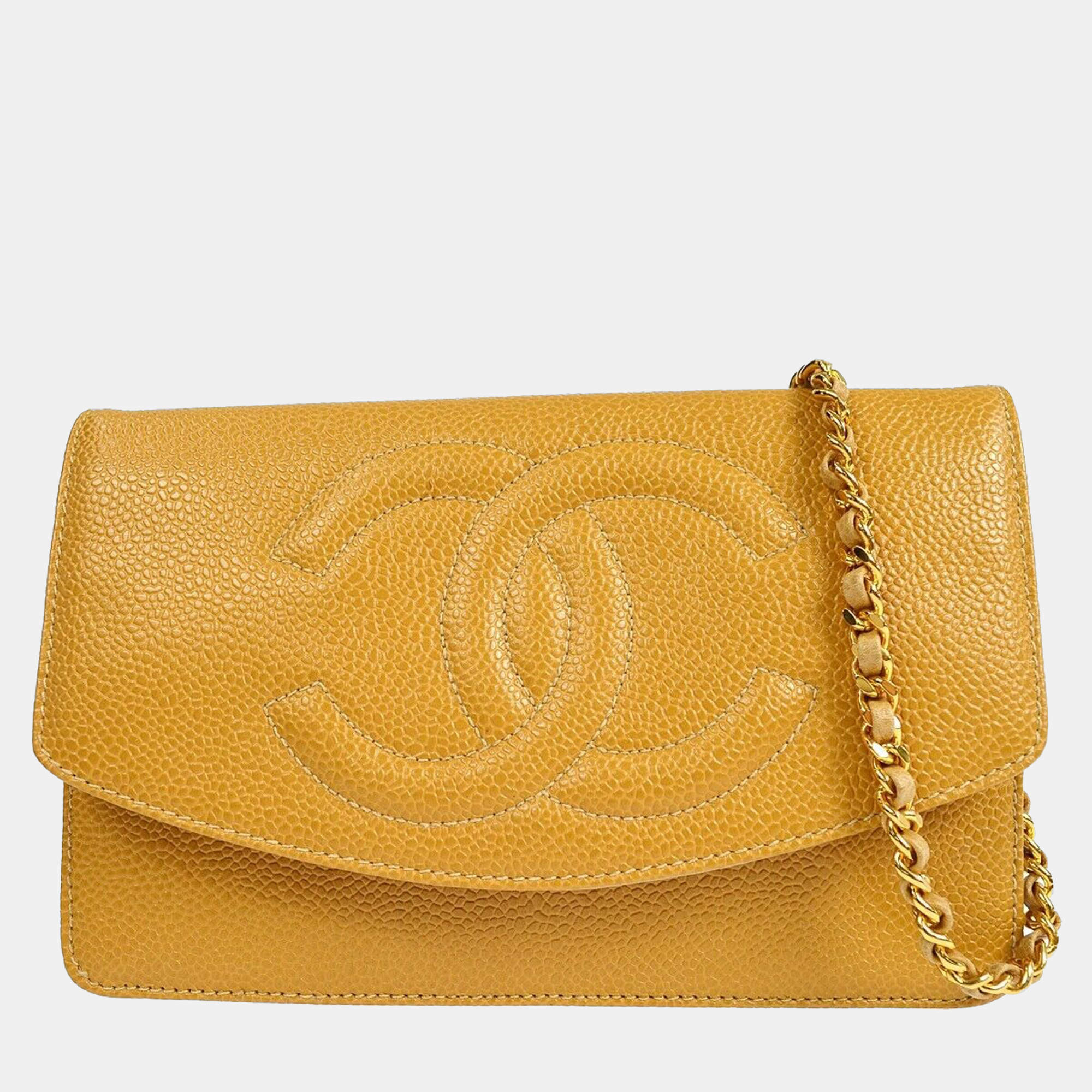 Chanel Calfskin Timeless Wallet On Chain