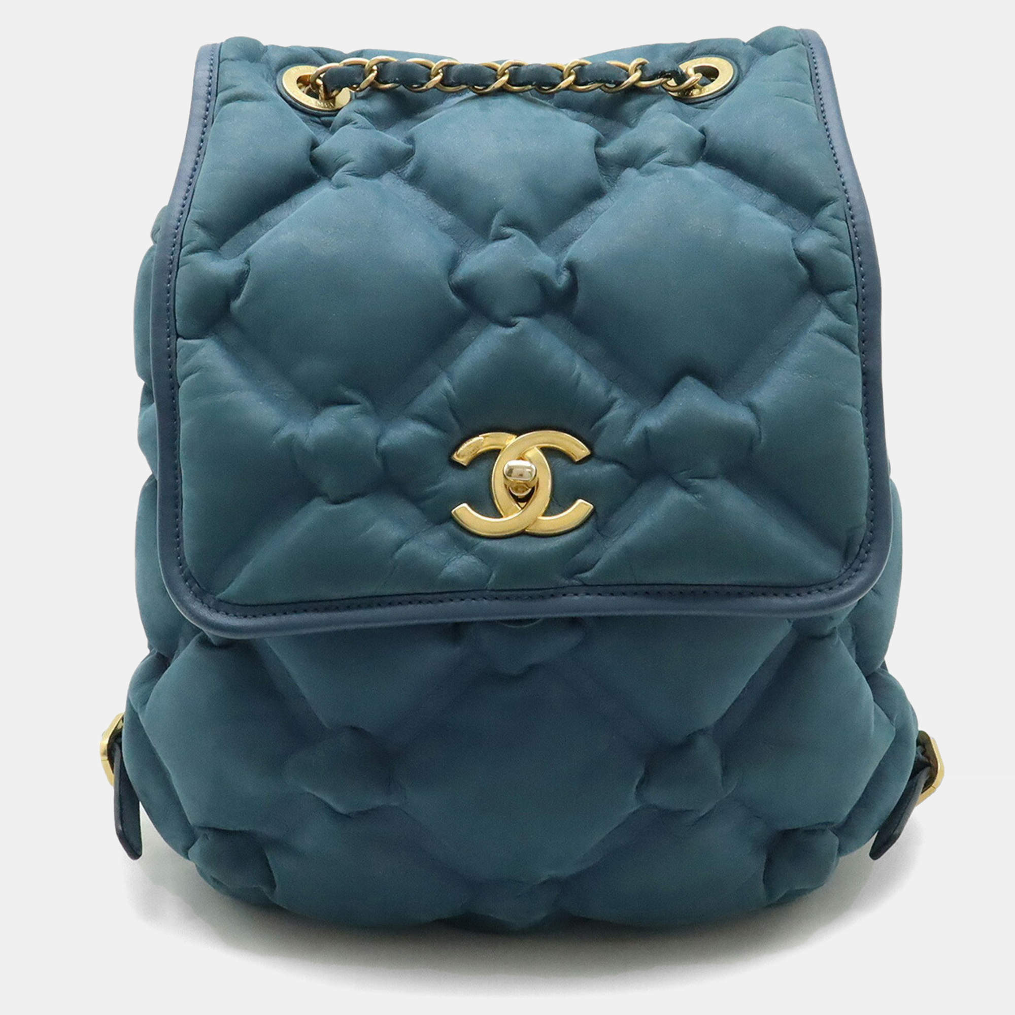 Chanel Chesterfield Calfskin Quilted Backpack 