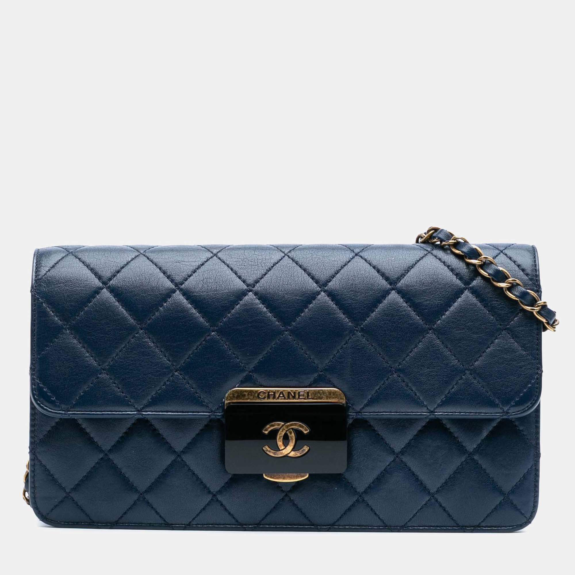 Chanel Medium Sheepskin Beauty Lock Flap