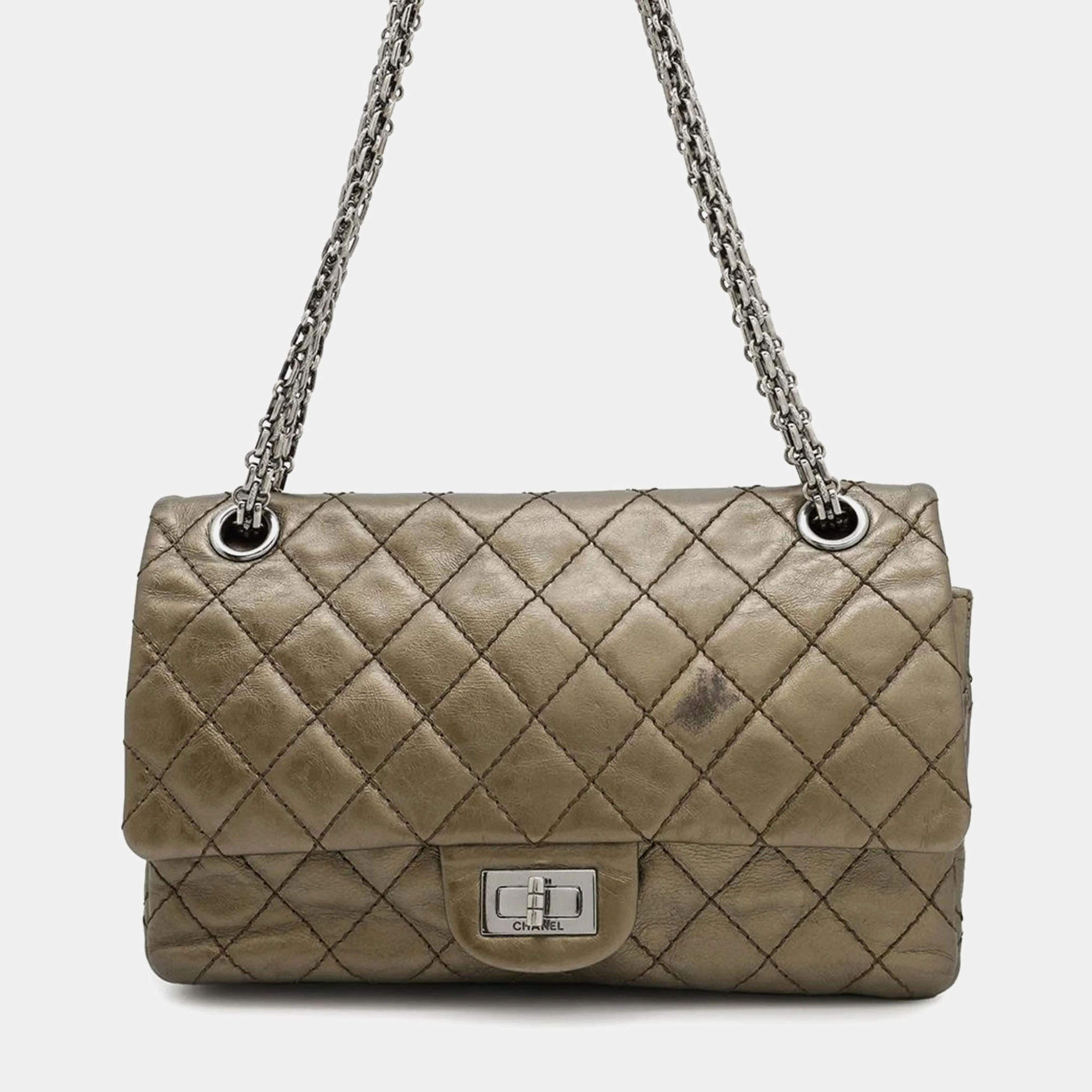 Chanel 2.55 Matelasse Coco Mark Chain Shoulder Bag