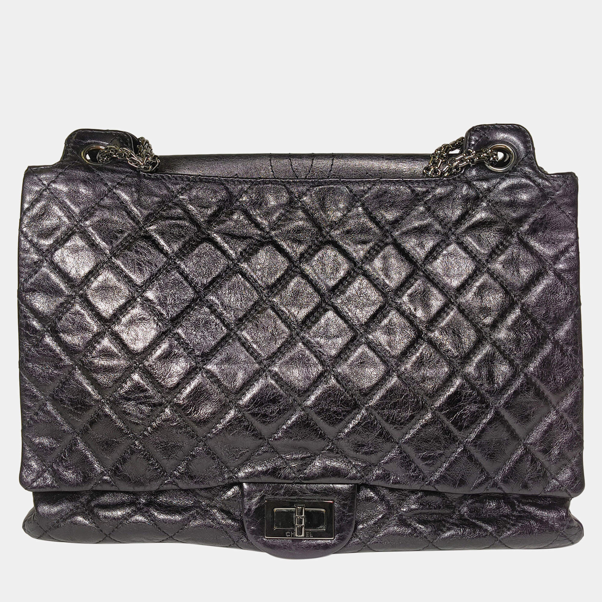 Chanel Paris-Londres Reissue Black Accordion Flap Bag
