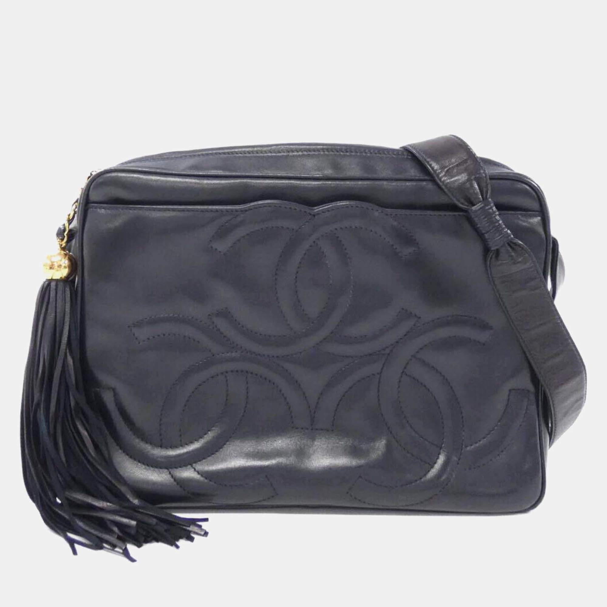 Chanel Navy Shoulder Bag