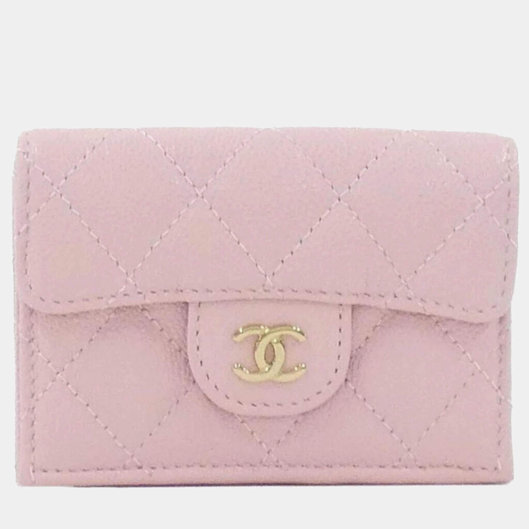 Chanel Timeless Black Leather Classic Line Wallet