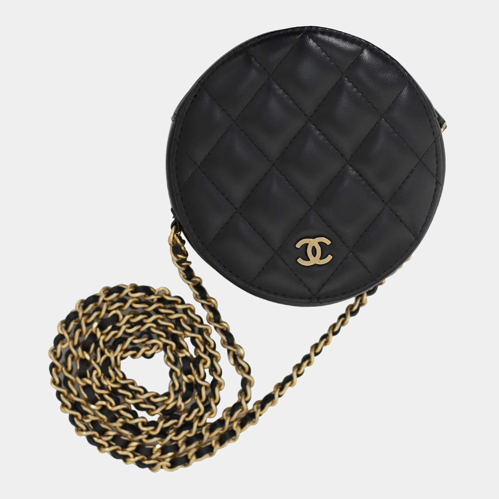 Pre Owned Chanel Round Sling Bag