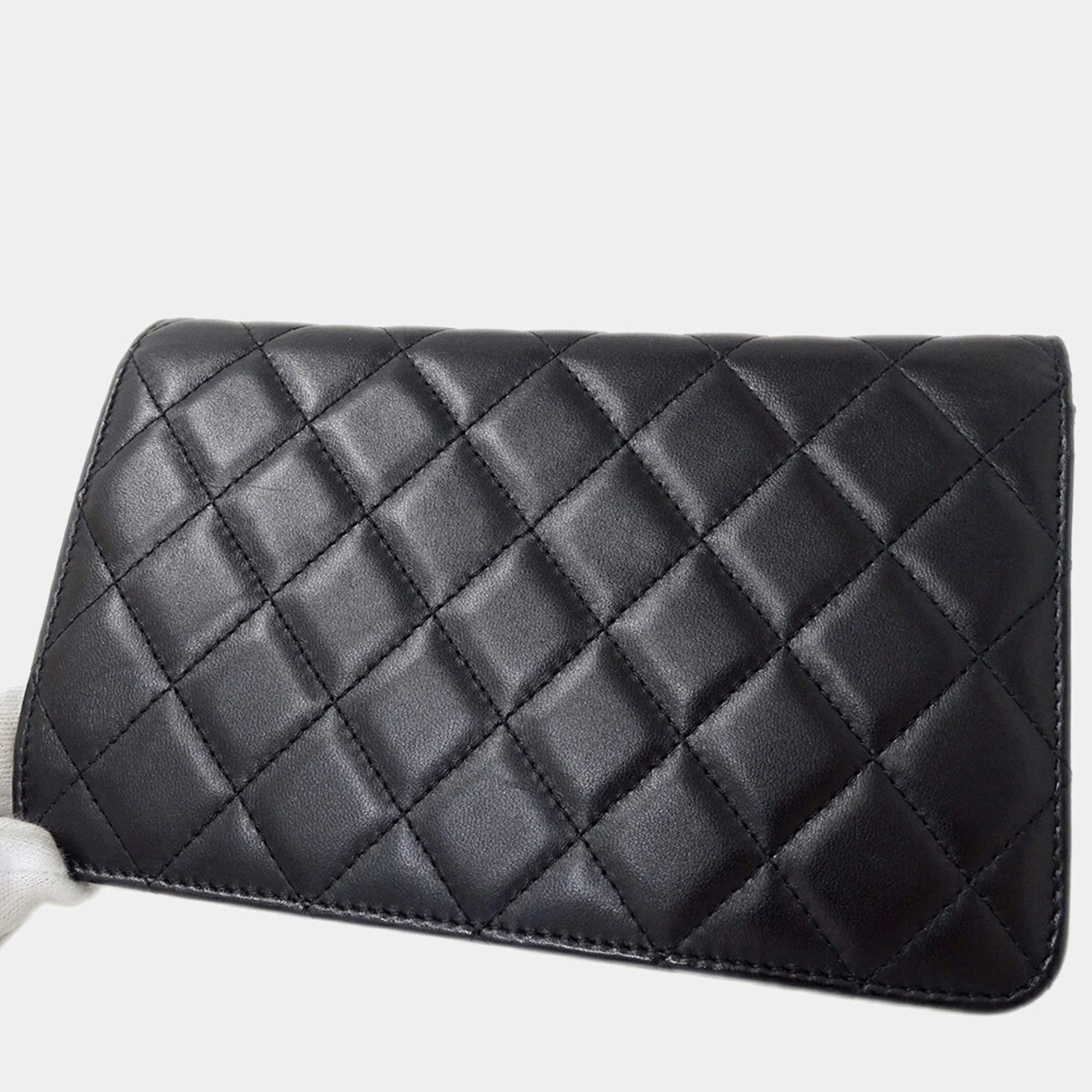 ★HYETHE★ EGGSHELL COMPACT WALLET_BLACK SMALL LEATHER GOODS - HYETHE
