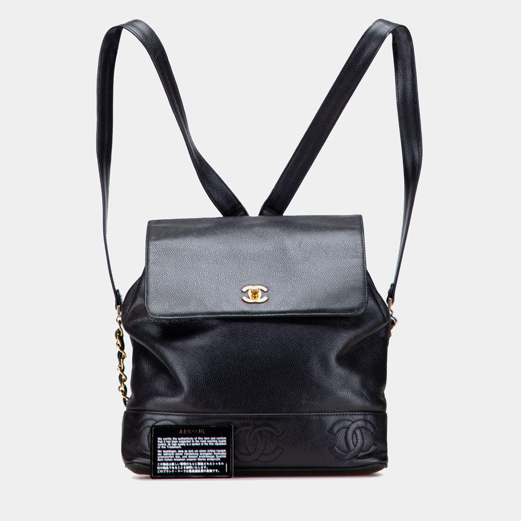 Chanel Black Quilted Leather Large Urban Spirit Backpack