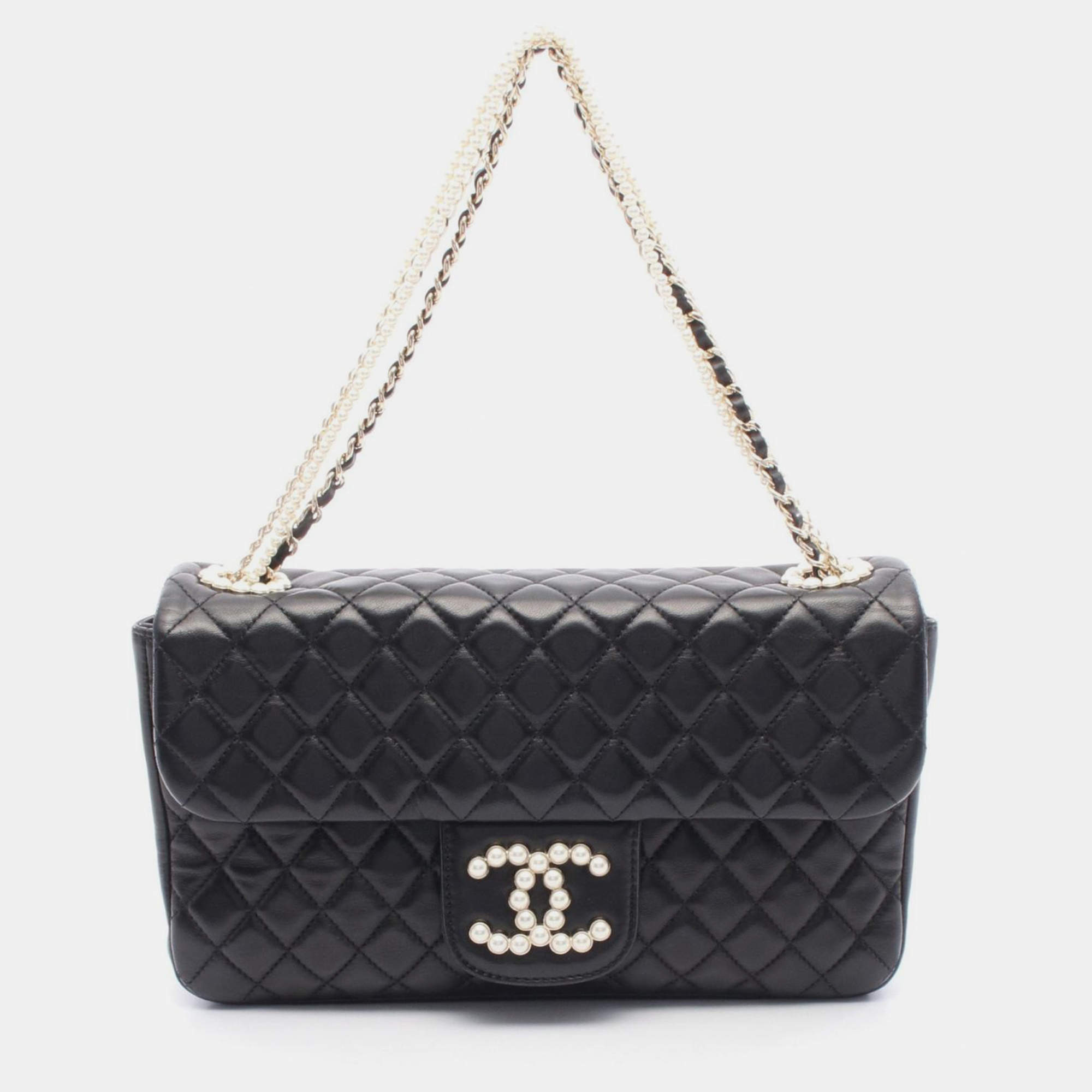 مملوكة مسبقًا Chanel Westminster Black Leather Shoulder Bag