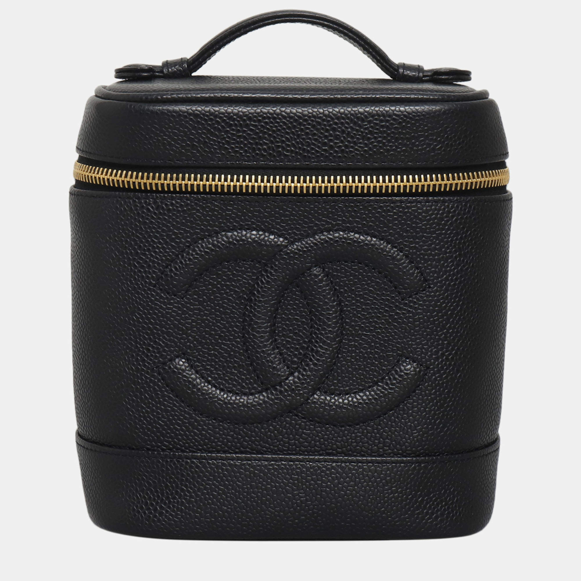 Pre Owned Chanel Vintage Vanity Cosmetic Bag