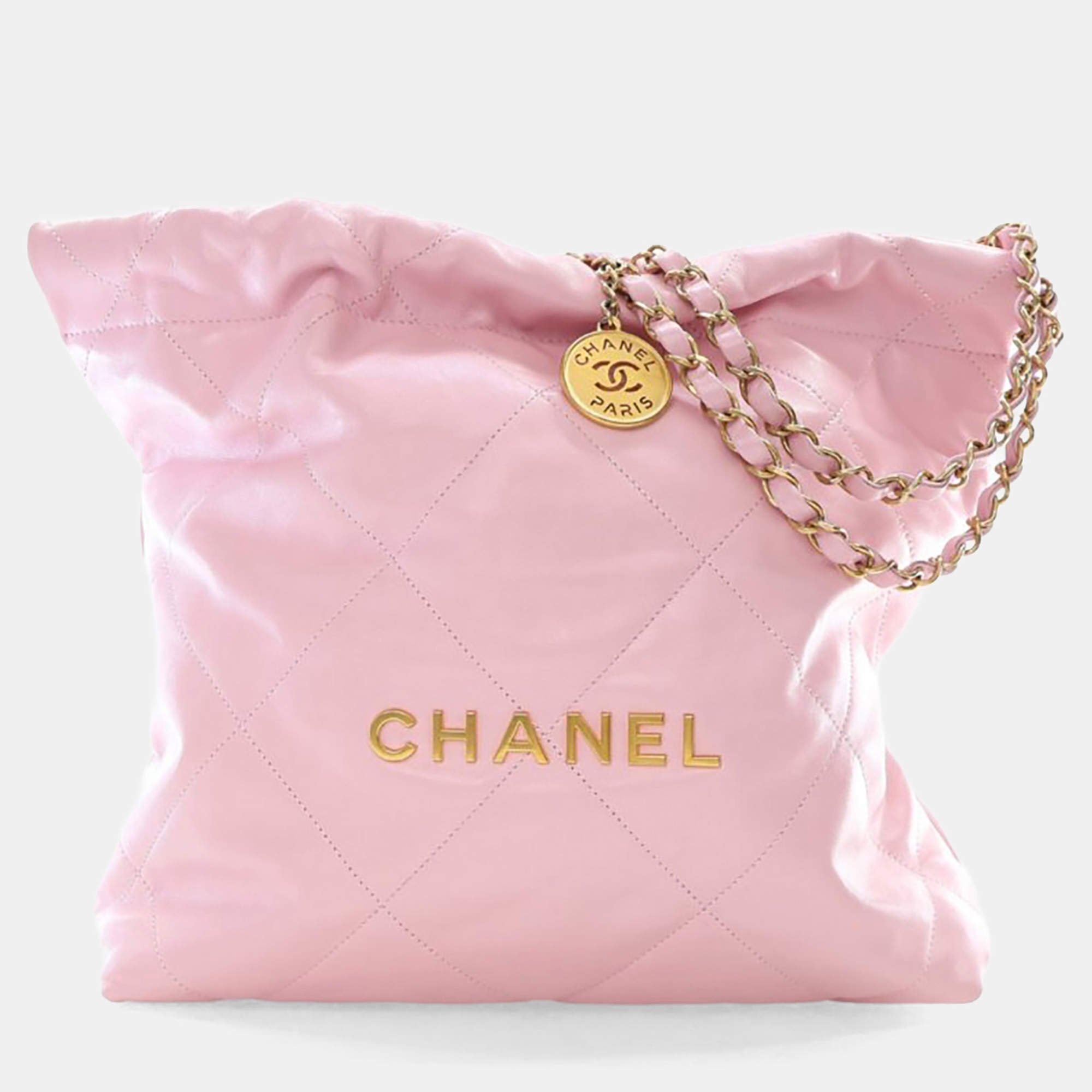 Pre Owned Chanel Small Calfskin 22 Hobo