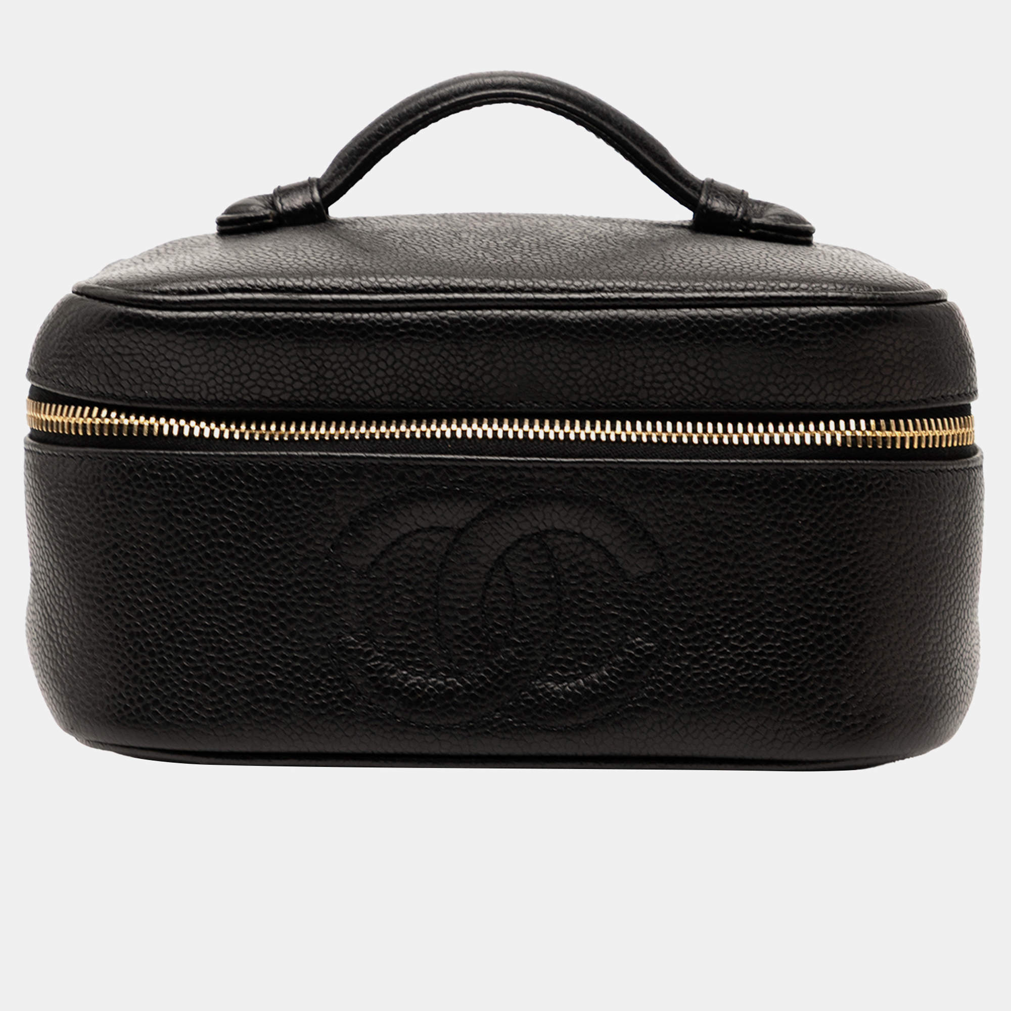 مملوكة مسبقًا Chanel Black CC Caviar Vanity Bag