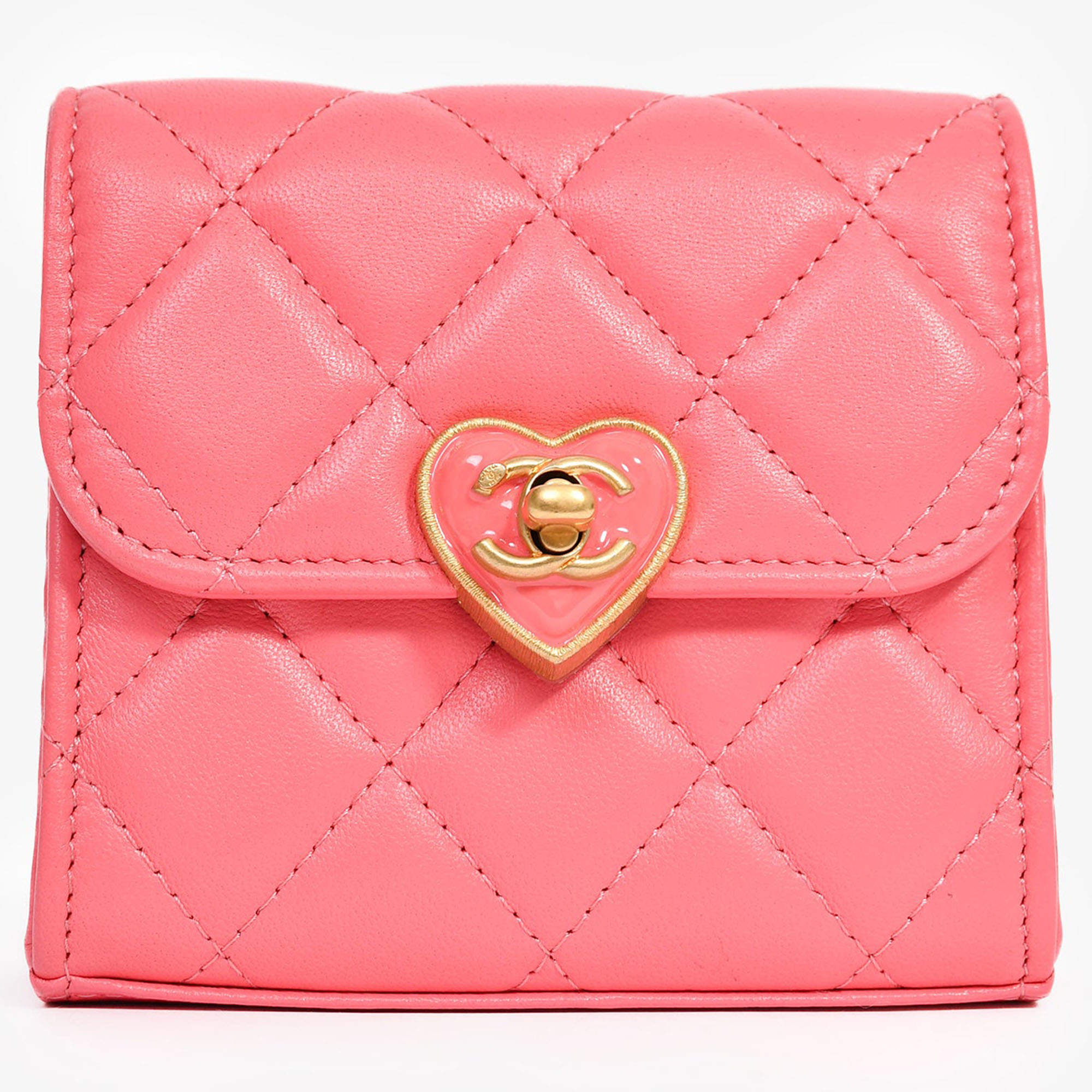 مملوكة مسبقًا Chanel Pink Mini Coco Love Flap Bag