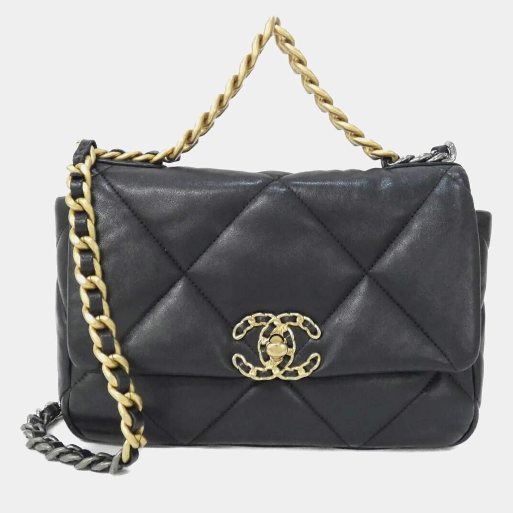 Pre Owned Chanel 19 Line Shoulder Bag