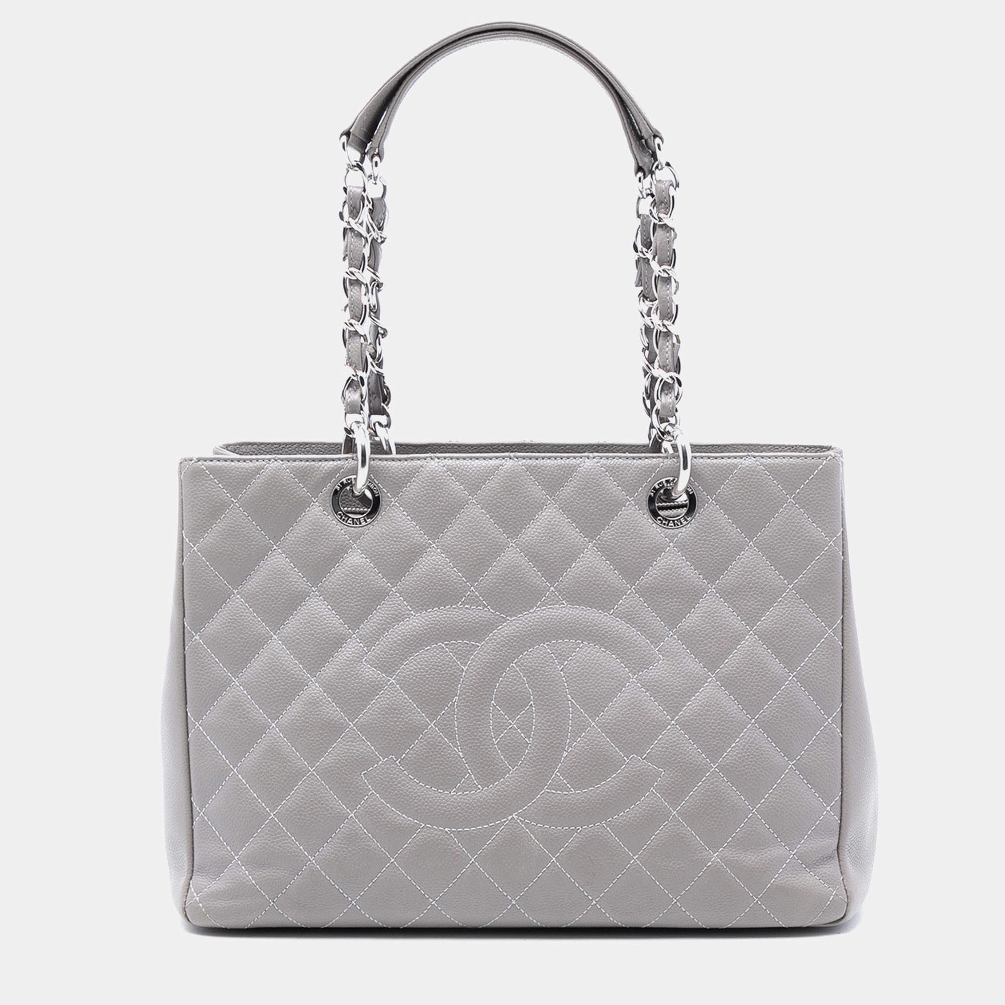Pre Owned Chanel Caviar Grand Shopping Tote