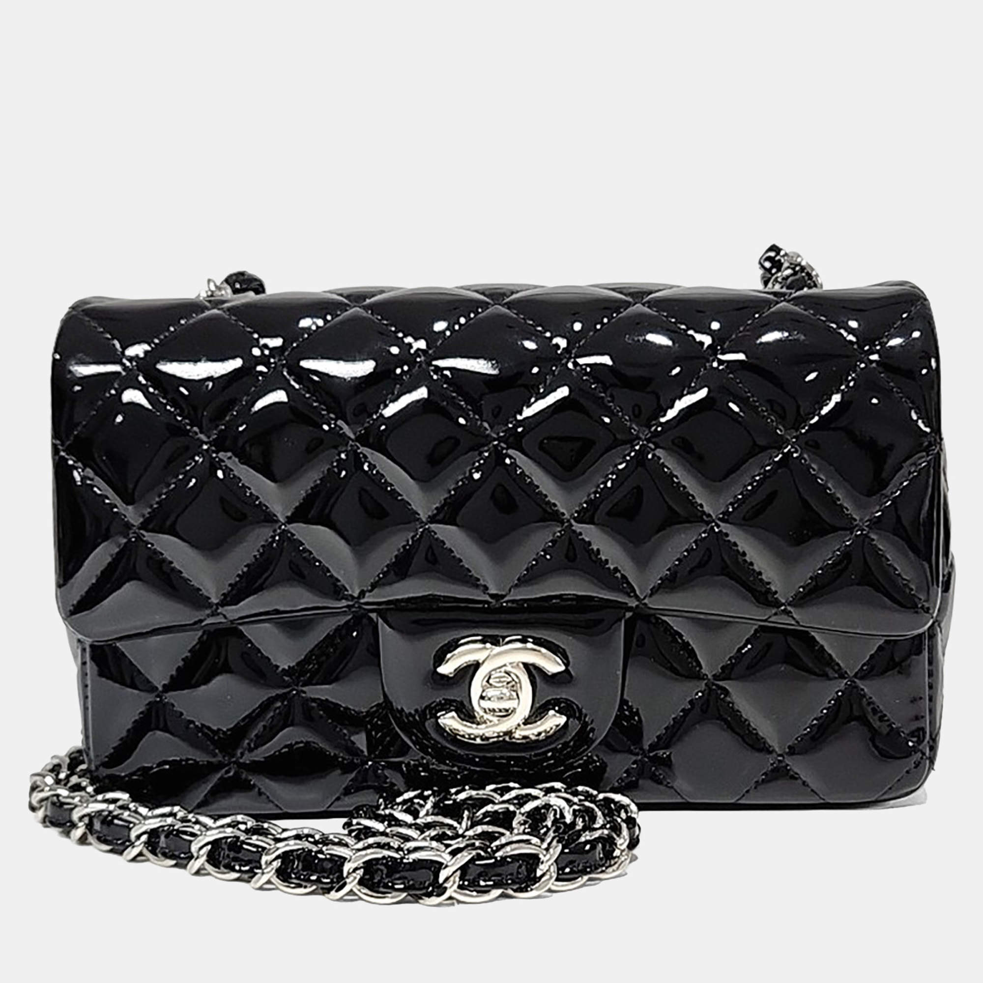 Pre Owned حقيبة ميني كروس بودي كلاسيكية جديدة ببراءة الاختراع