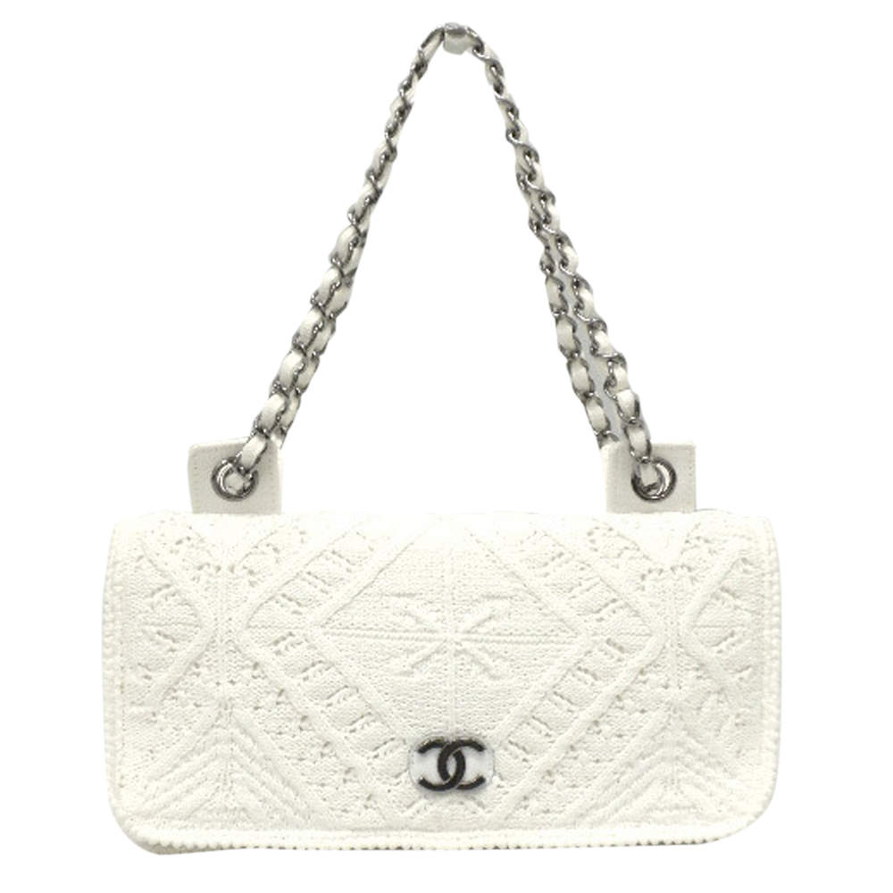 chanel white classic