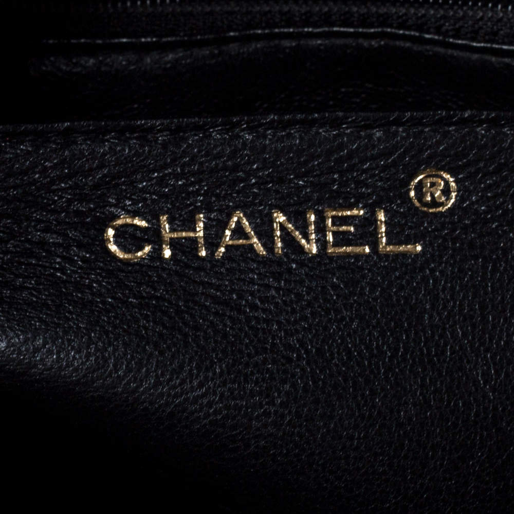 Chanel Kelly Handbag Black Caviar Leather – Timeless Vintage Company