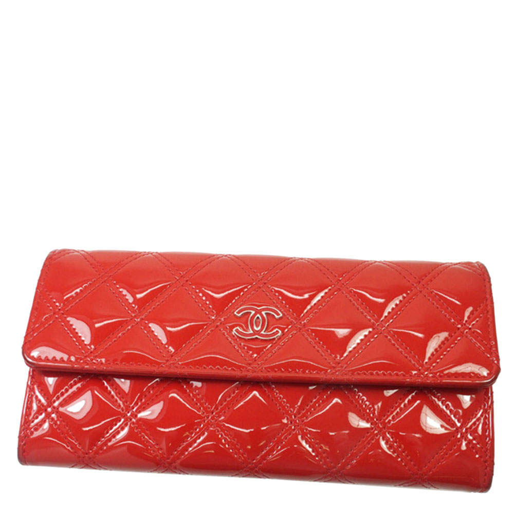 chanel wallet patent leather