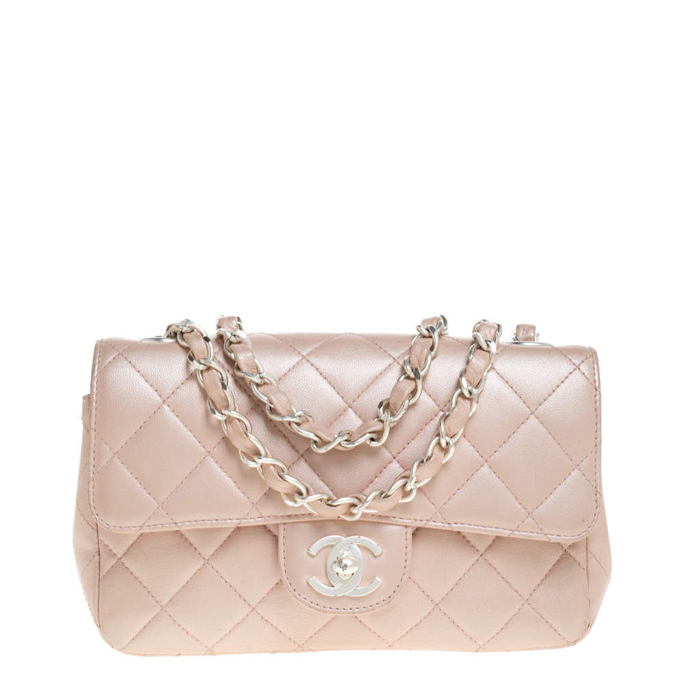 Chanel Pearl Quilted Leather Extra Mini Classic Flap Bag Chanel | The ...
