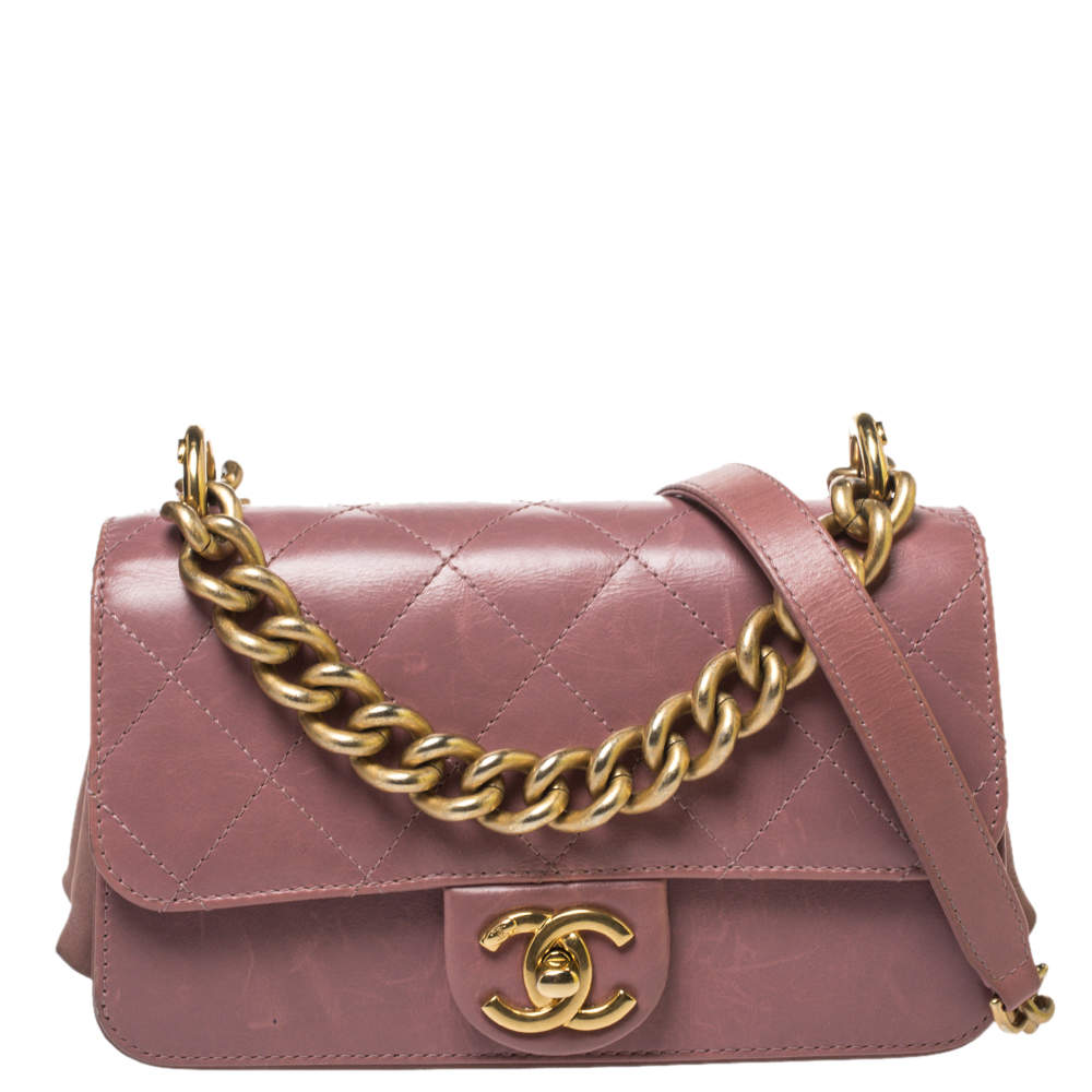 Chanel Seasonal Paris Cosmopolite Strait Lined Flap Bag Calfskin  Lam