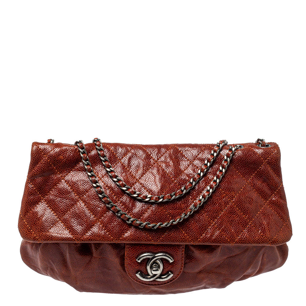 Chanel Quilted Coco Pleats Messenger Bag