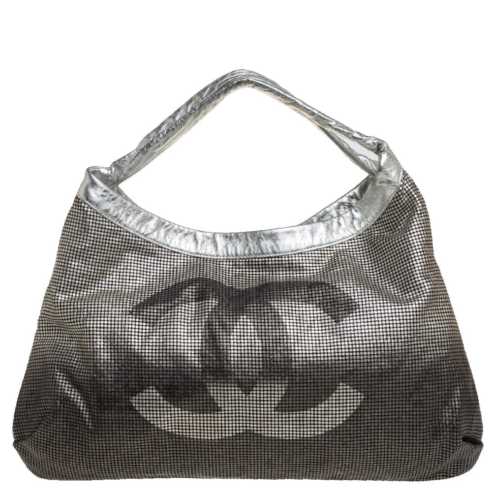 Pre Owned Chanel Metallic Ombre Leather Hollywood CC Hobo
