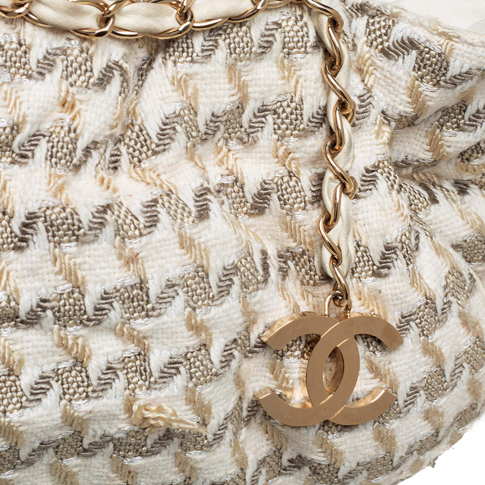 Chanel Multicolor Tweed CC Boucle Knitting Bag Chanel
