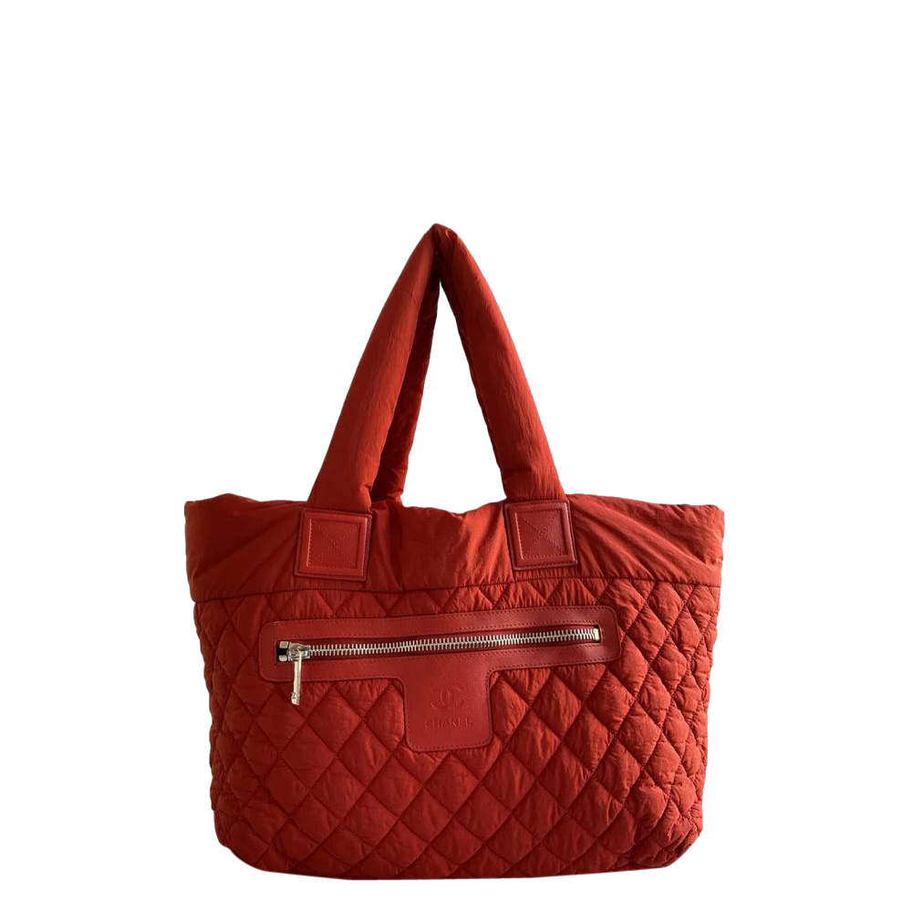 Chanel Red Nylon Coco Cocoon Bag Chanel | TLC