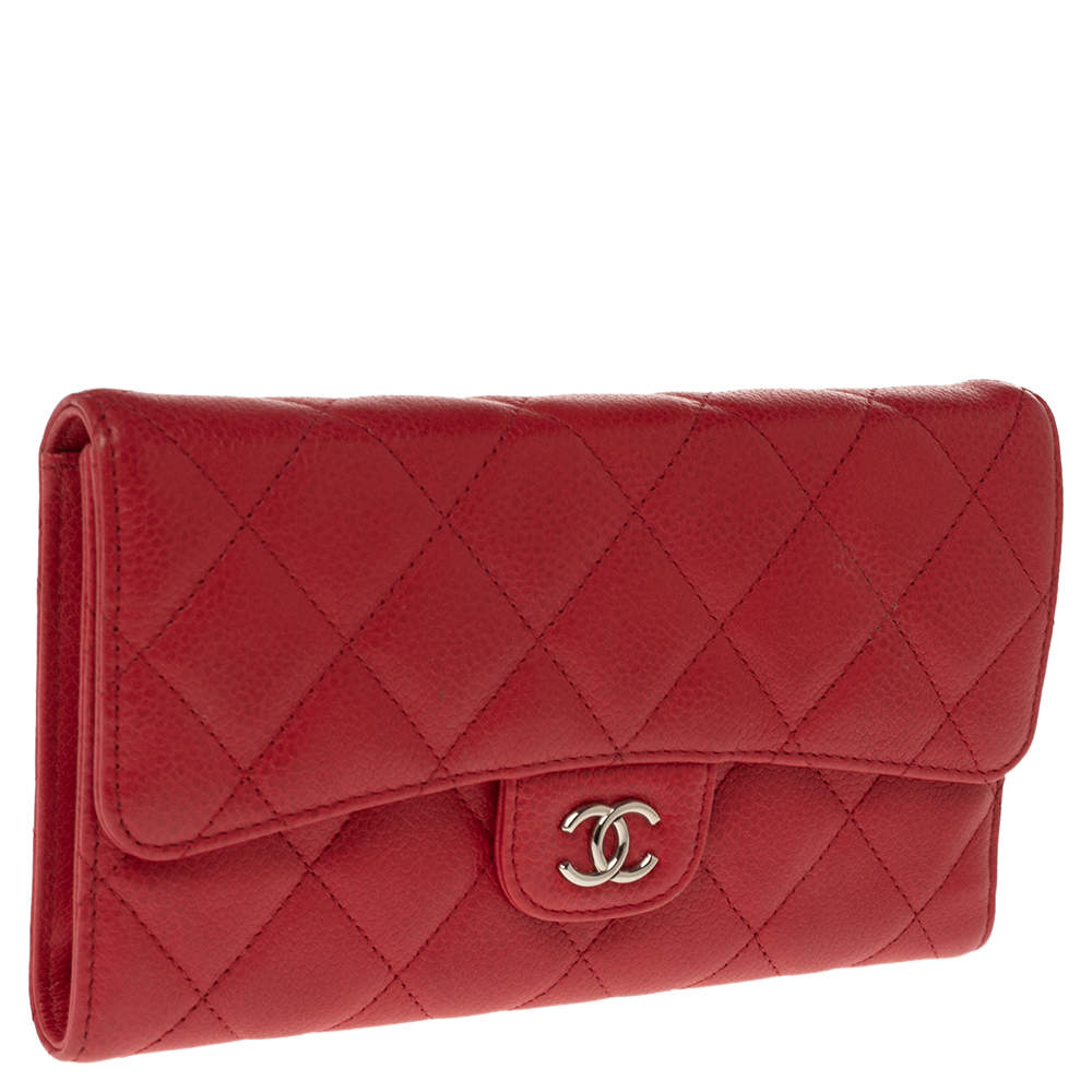 Chanel Long Quilted Classic Flap Wallet