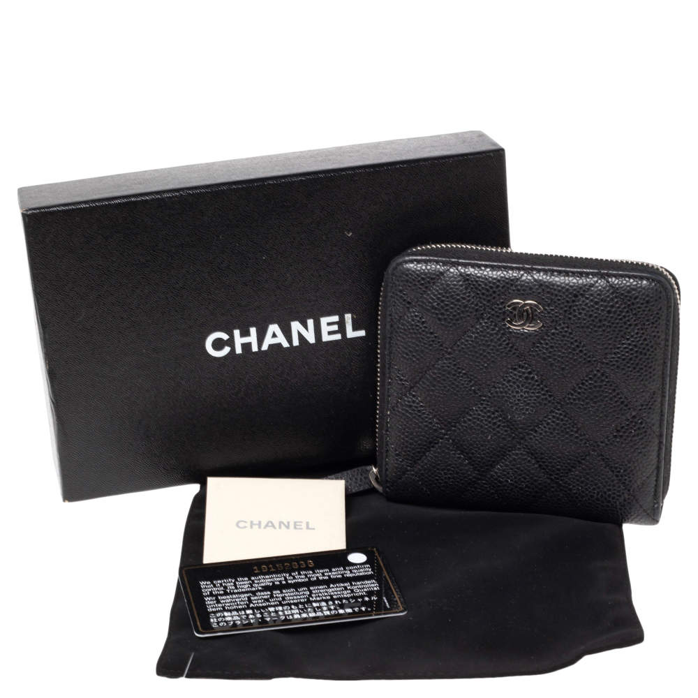 CHANEL, Bags, Chanel Small Zip Wallet Petit Portefeuille
