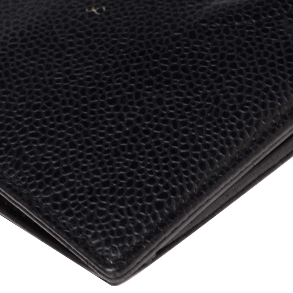 CHANEL BLACK CAVIAR TIMELESS 'CC' WALLET – Luxury Labels