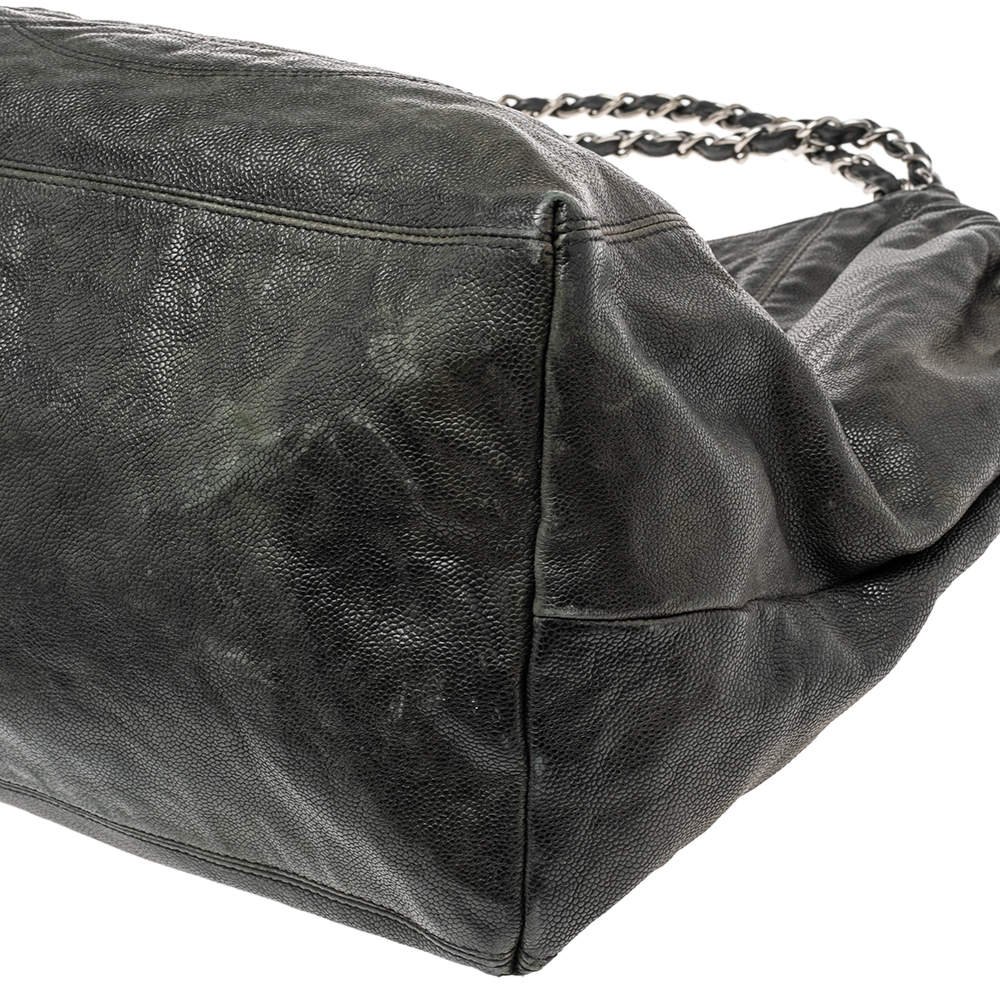 Chanel Black Vinyl Coco Cabas XL Tote Bag.  Luxury Accessories, Lot  #79018
