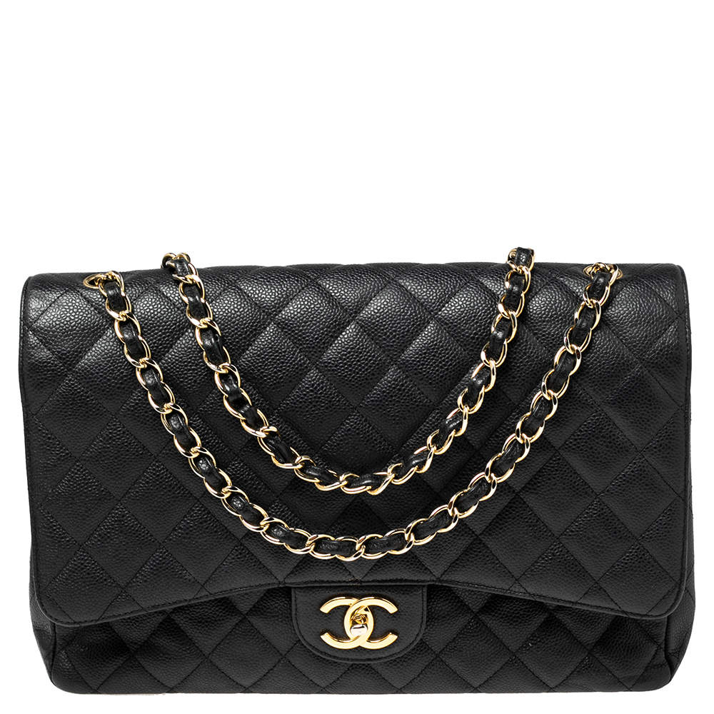 chanel handbolsa black quilted